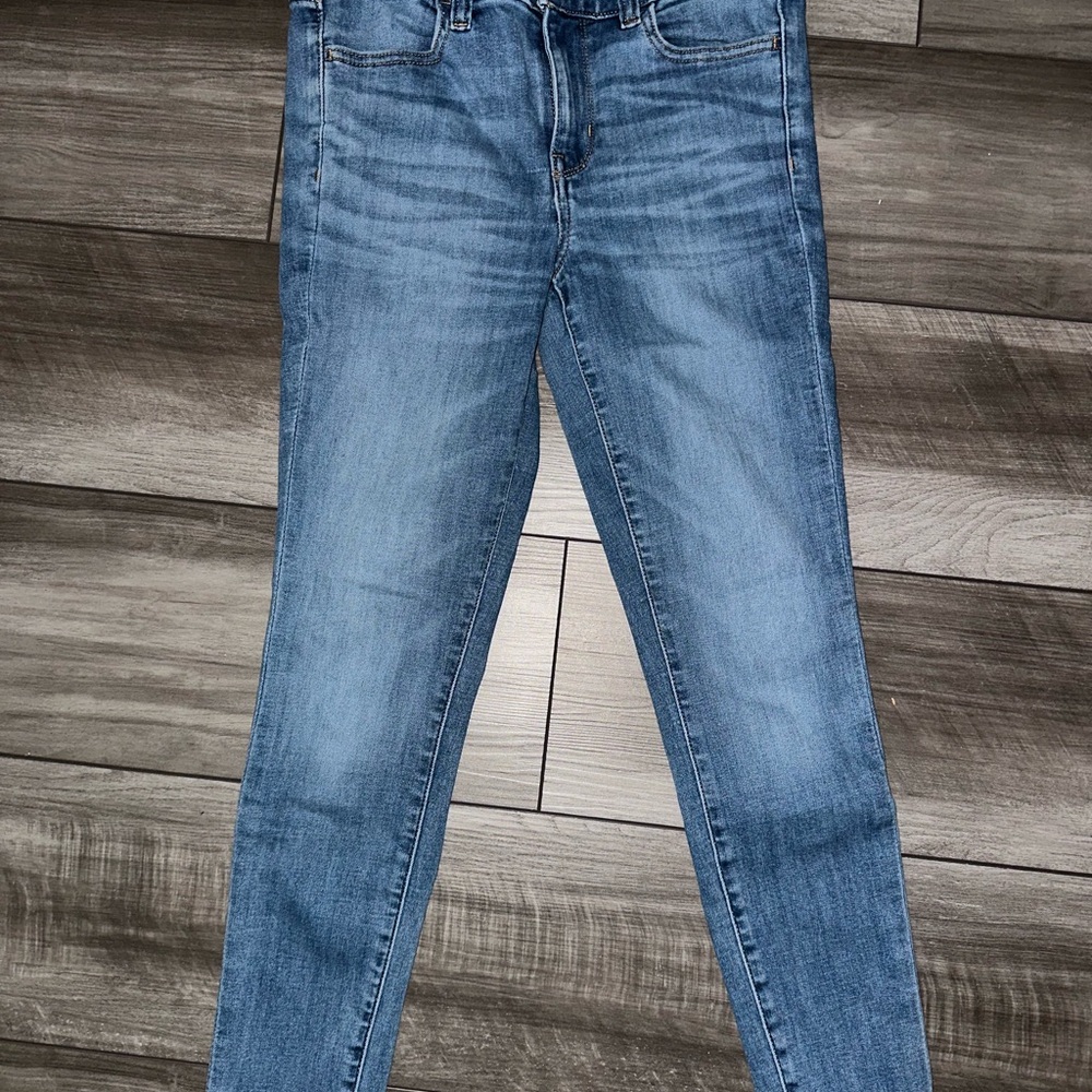 American Eagle Outfitters Blue Skinny Jeans Classic Denim